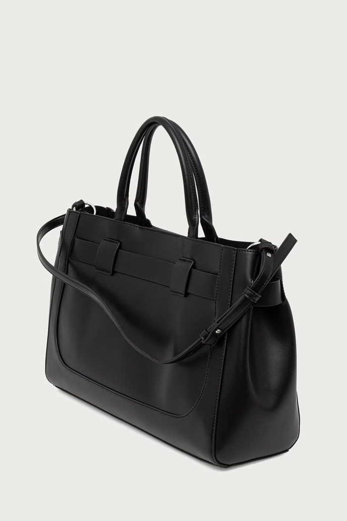 Akcesoria Calvin Klein Torebka shopper damska z imitacji skóry LV04F3866G czarny