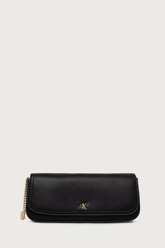 Calvin Klein Kopertówka damska z imitacji skóry czarny LV04F3957G
