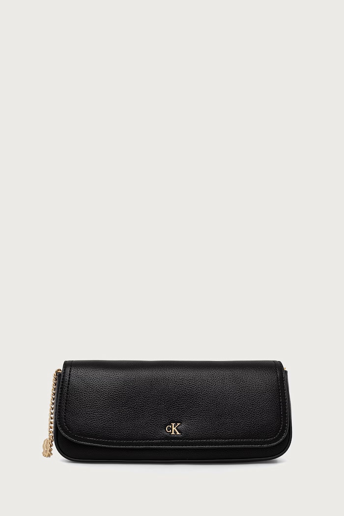 Calvin Klein Kopertówka damska z imitacji skóry czarny LV04F3957G