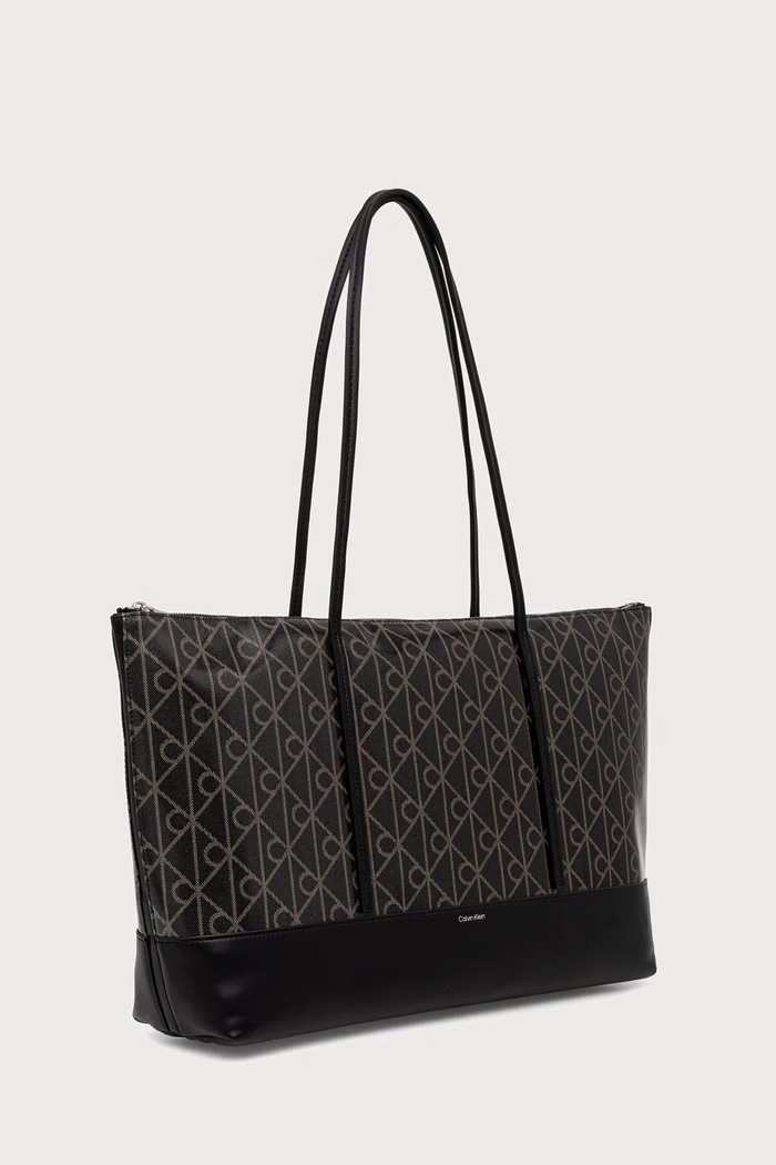 Calvin Klein Torebka shopper damska LV04F4109G czarny SS27