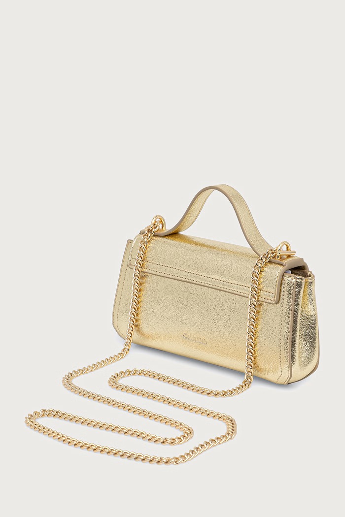 Akcesoria Calvin Klein Torebka crossbody damska z imitacji skóry LV04F1403G brązowy