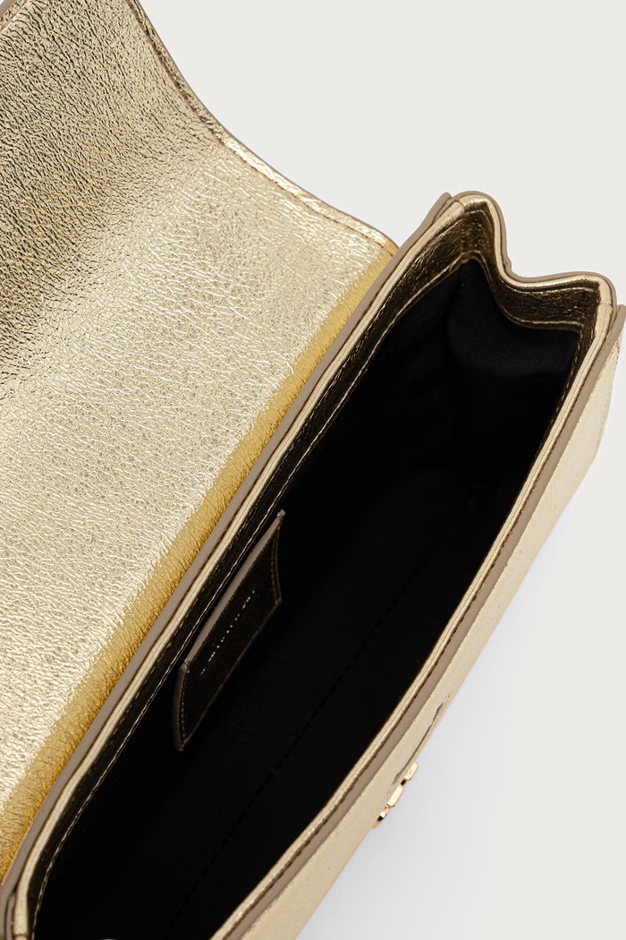 Torebka crossbody damska z imitacji skóry Calvin Klein brązowy LV04F1403G