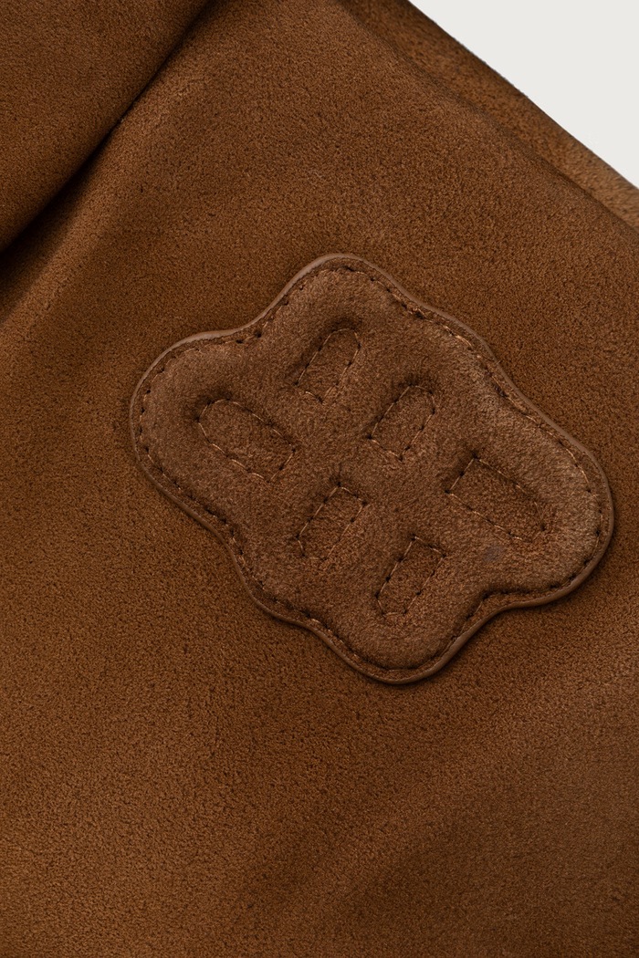 Torebka tote damska zamszowa MUNTHE 264191626454 brązowy