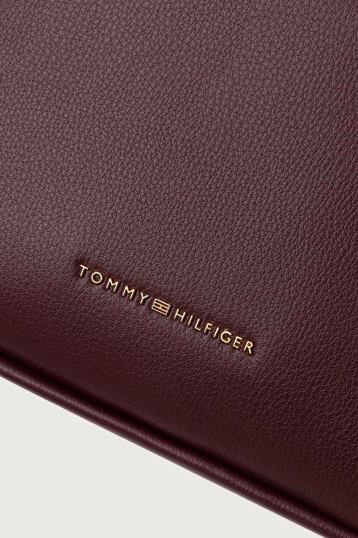 Torebka damska ESSENTIAL Tommy Hilfiger AW0AW19403 bordowy