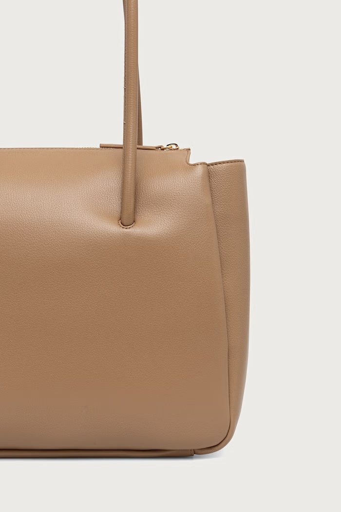 Akcesoria Tommy Hilfiger Torebka tote damska z imitacji skóry ESSENTIAL AW0AW19404 beżowy