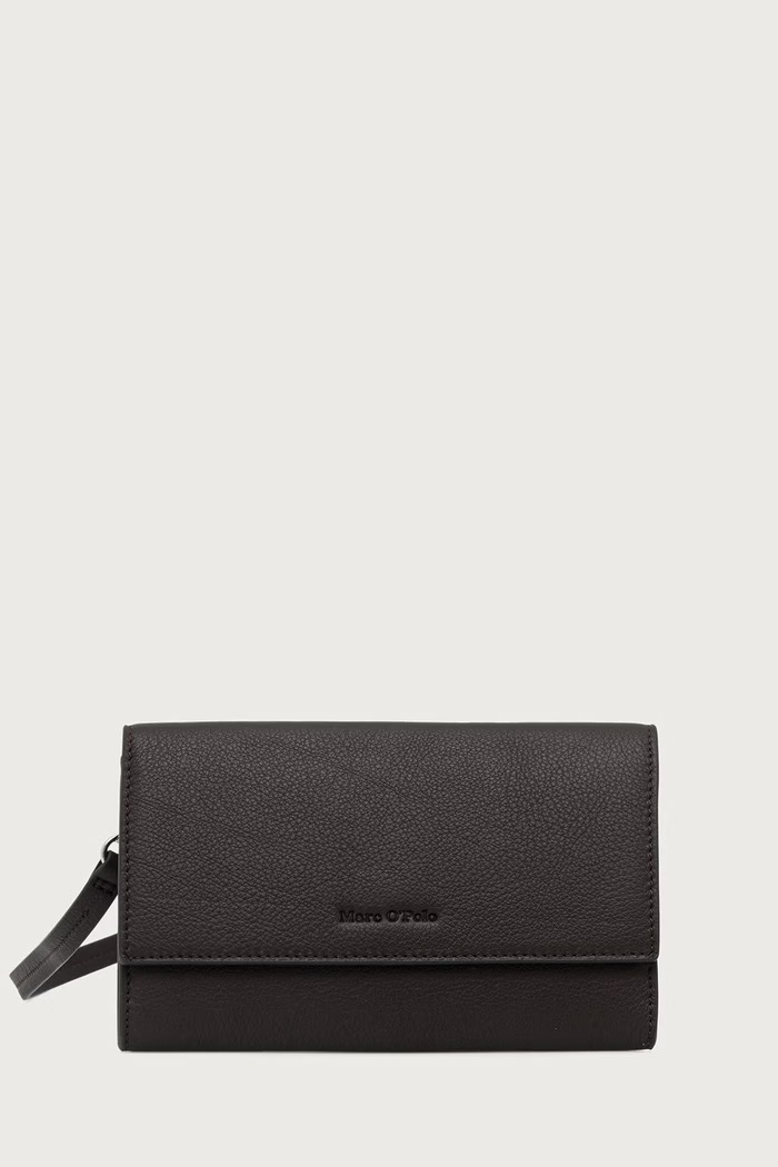 Marc O'Polo Torebka crossbody damska skórzana brązowy 5000016272