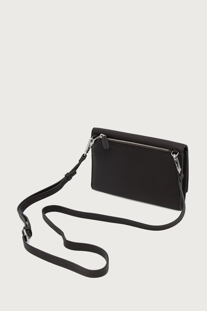 Akcesoria Marc O'Polo Torebka crossbody damska skórzana 5000016272 brązowy