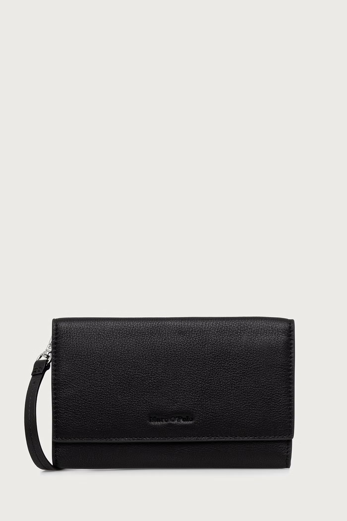 Marc O'Polo Torebka crossbody damska skórzana czarny 5000016272