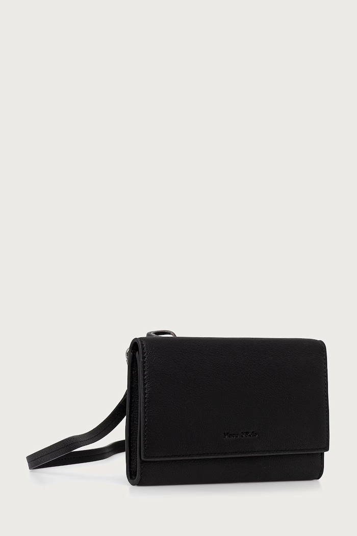 Marc O'Polo Torebka crossbody damska skórzana 5000016272 czarny SS27