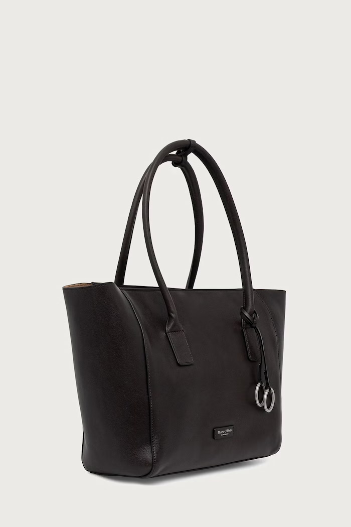 Marc O'Polo Torebka shopper damska skórzana 5000016288 brązowy SS27