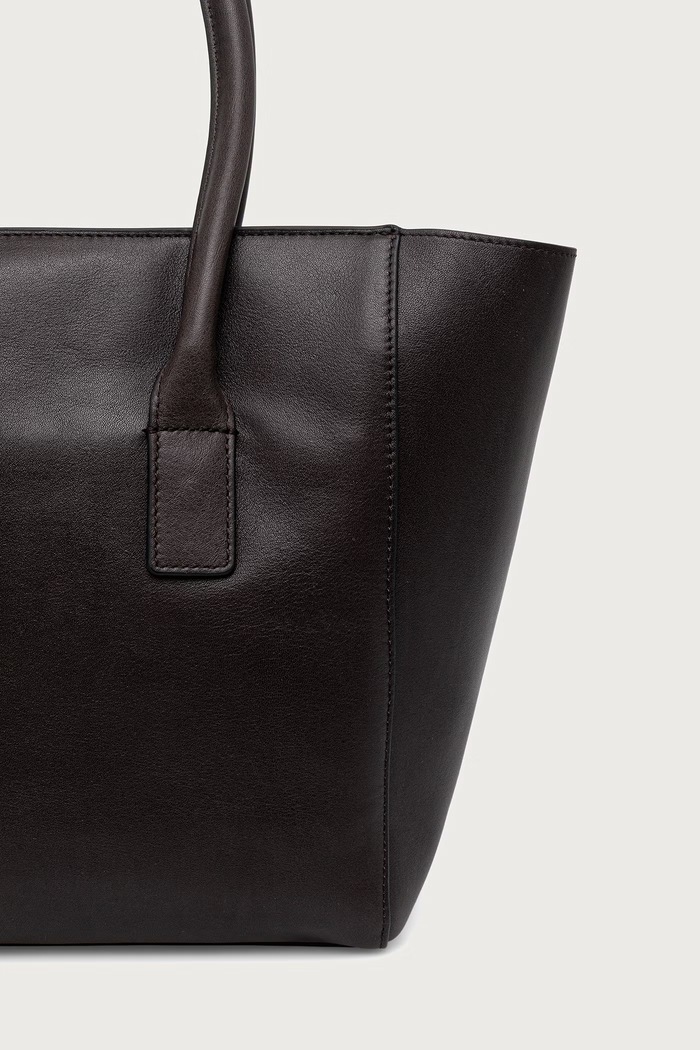 Akcesoria Marc O'Polo Torebka shopper damska skórzana 5000016288 brązowy