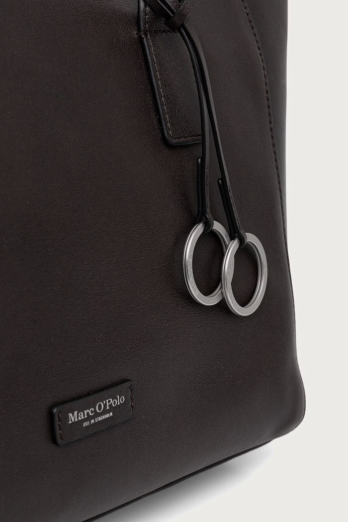 Torebka shopper damska skórzana Marc O'Polo 5000016288 brązowy