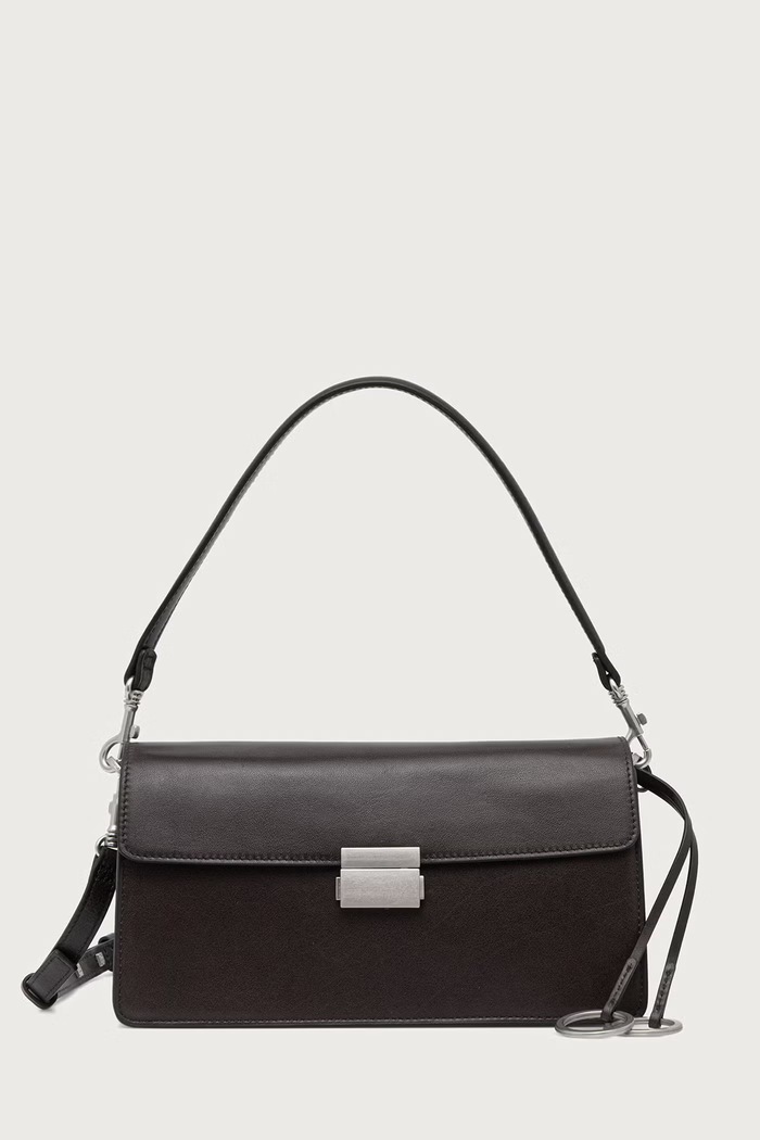 Marc O'Polo Torebka crossbody damska skórzana brązowy 5000016289