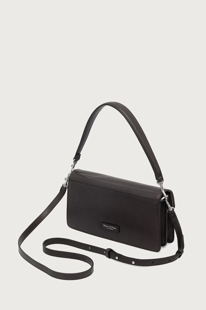 Akcesoria Marc O'Polo Torebka crossbody damska skórzana 5000016289 brązowy