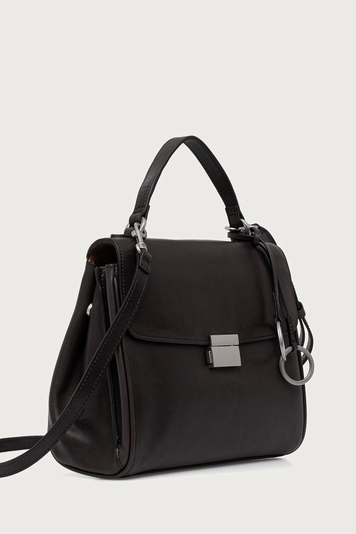 Marc O'Polo Torebka crossbody damska skórzana 5000016291 brązowy SS27