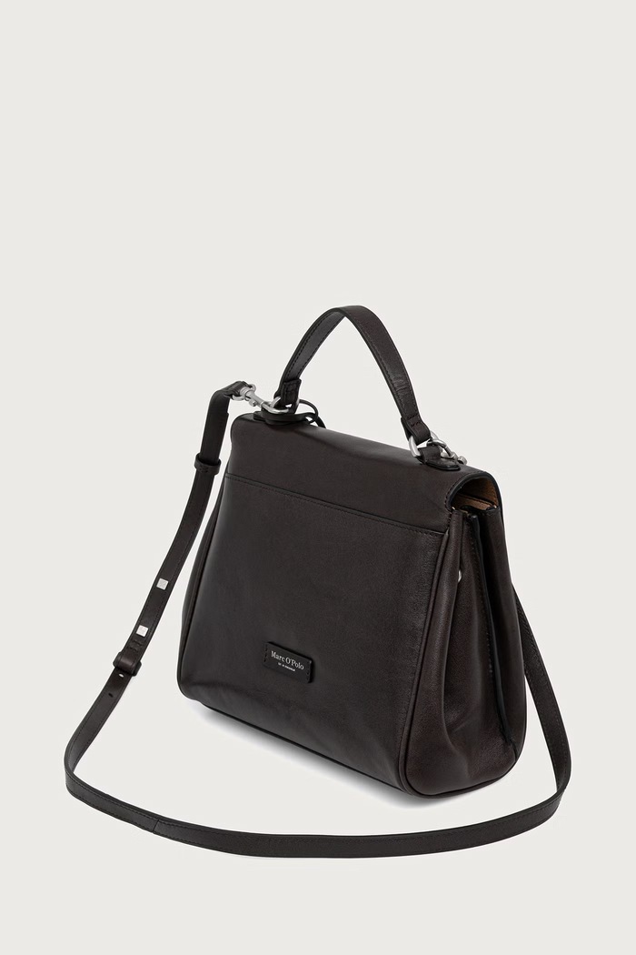 Akcesoria Marc O'Polo Torebka crossbody damska skórzana 5000016291 brązowy
