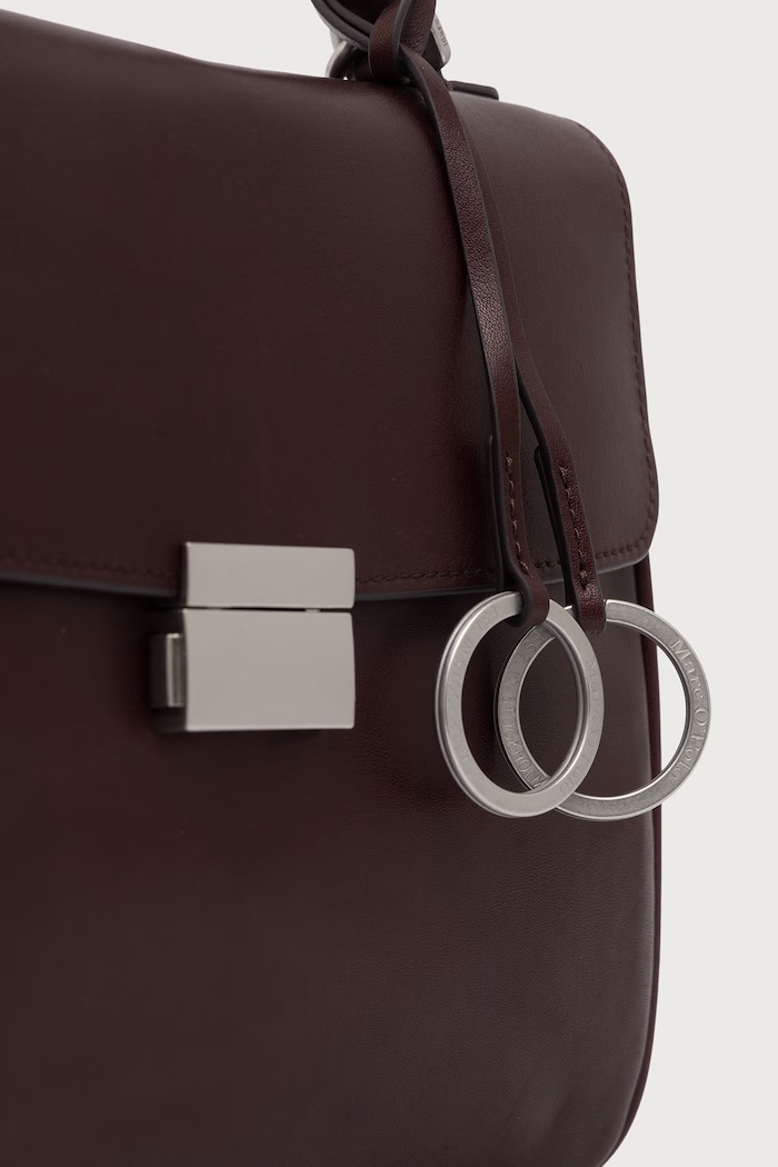 Torebka crossbody damska skórzana Marc O'Polo 5000016291 bordowy
