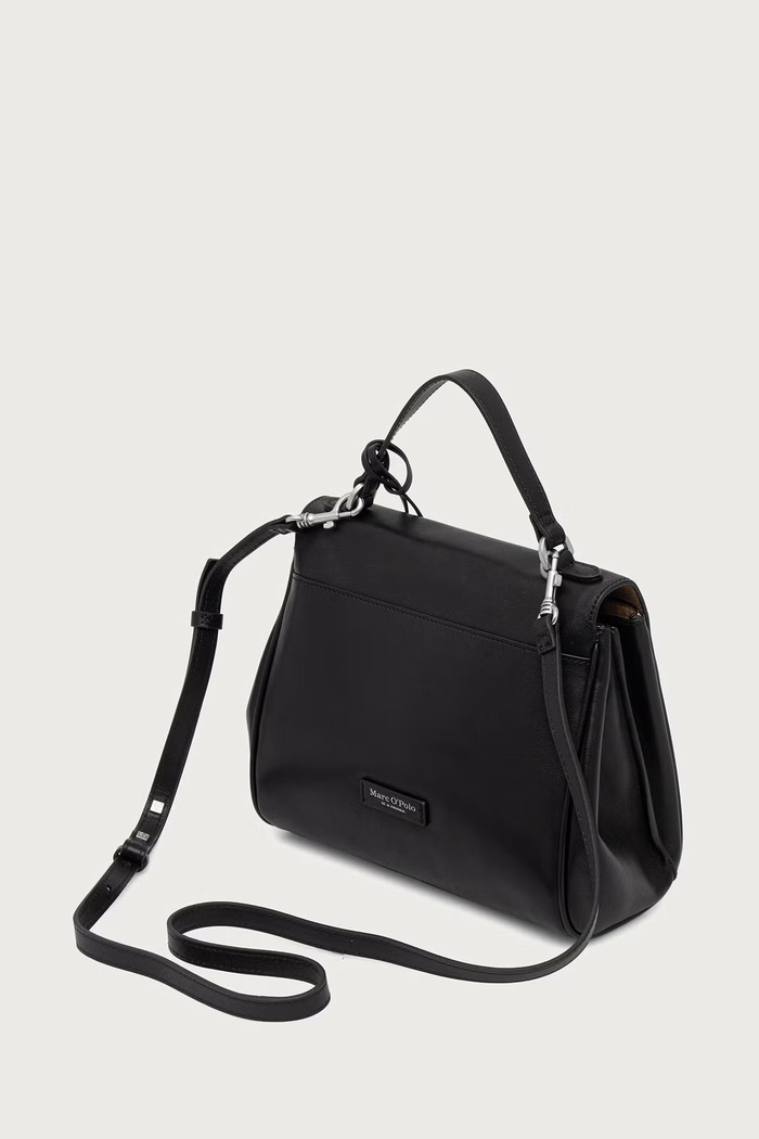 Akcesoria Marc O'Polo Torebka crossbody damska skórzana 5000016291 czarny