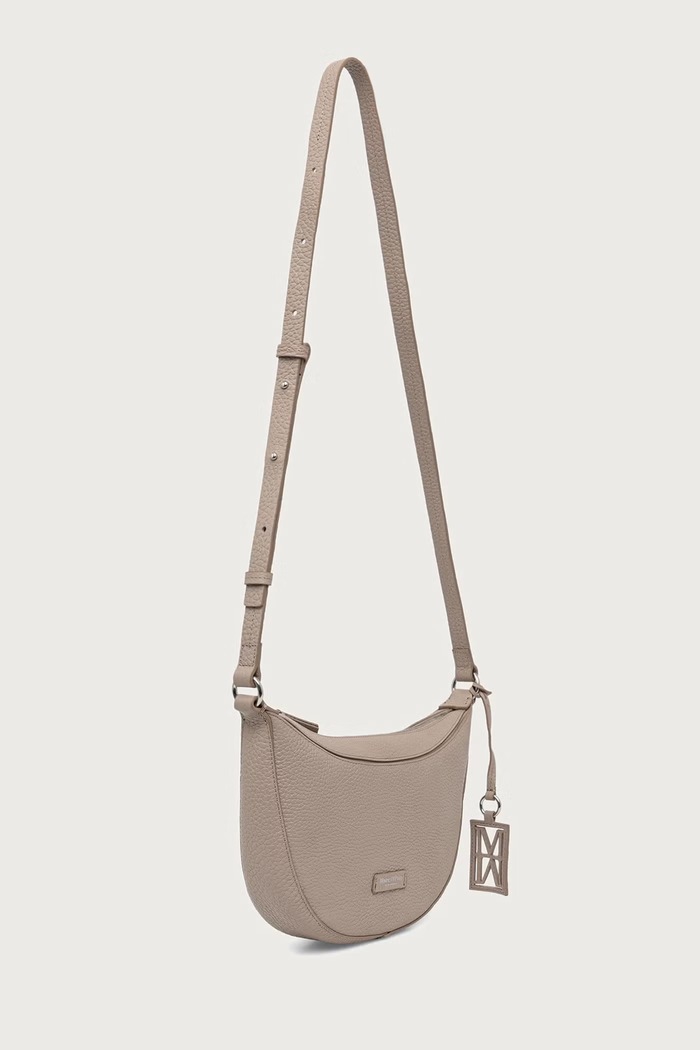 Marc O'Polo Torebka hobo damska skórzana 5000016375 beżowy SS27