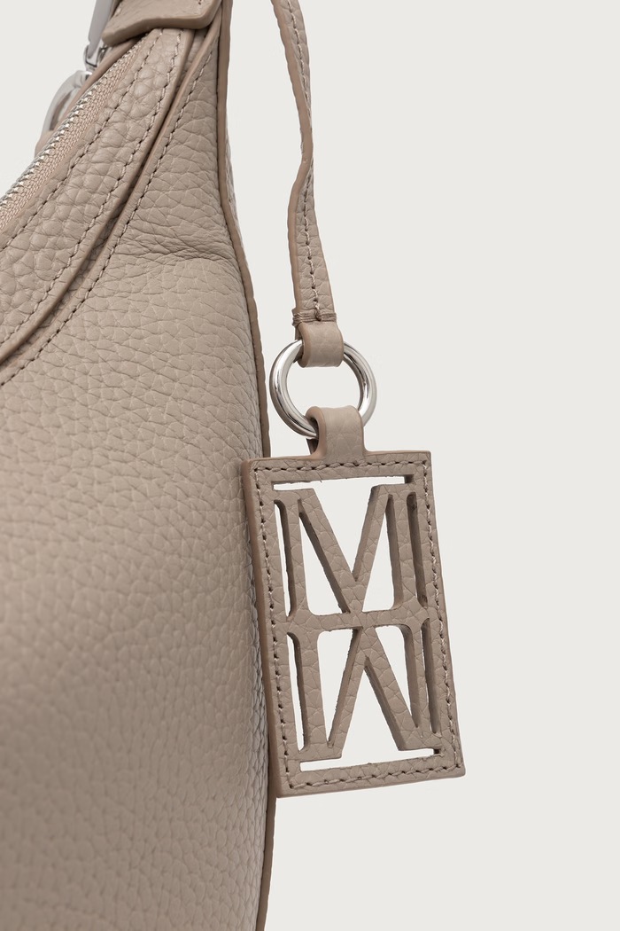 Torebka hobo damska skórzana Marc O'Polo 5000016376 beżowy