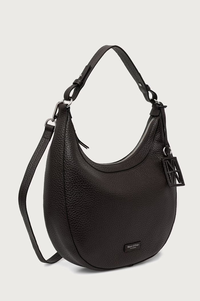 Marc O'Polo Torebka hobo damska skórzana 5000016376 brązowy SS27