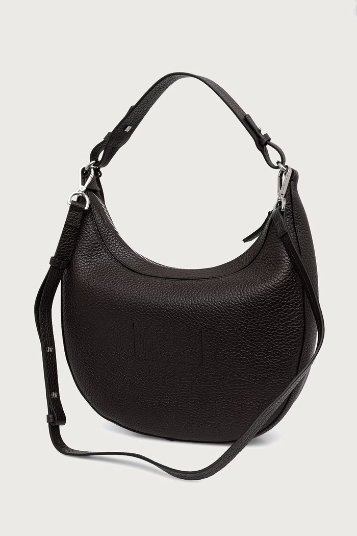 Akcesoria Marc O'Polo Torebka hobo damska skórzana 5000016376 brązowy