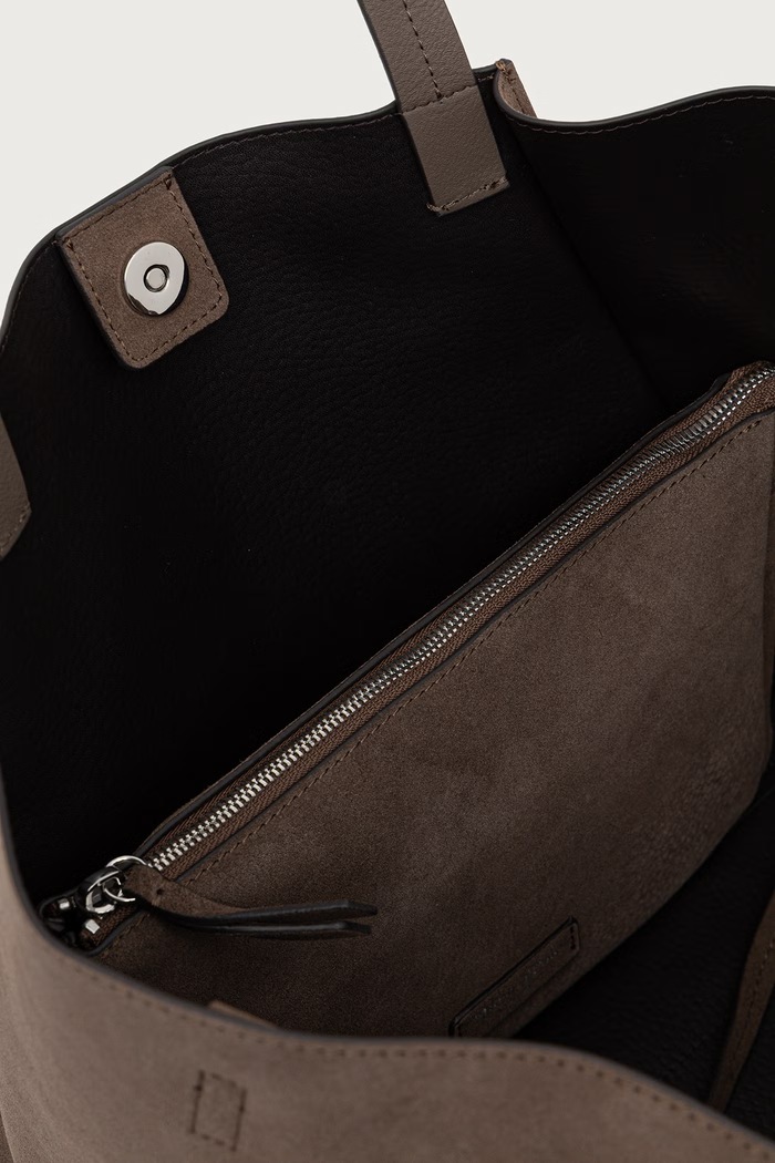 Marc O'Polo Torebka shopper damska zamszowa 5000016384