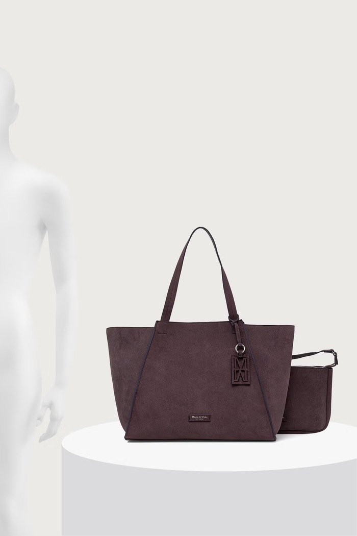 Marc O'Polo Torebka shopper damska zamszowa 5000016384