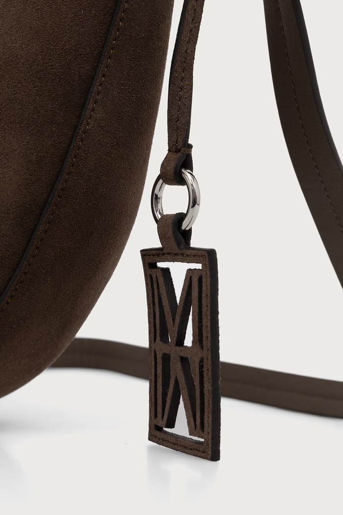 Torebka crossbody damska zamszowa Marc O'Polo 5000016385 brązowy