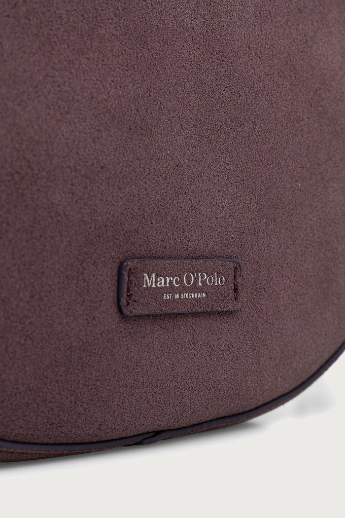 Torebka crossbody damska zamszowa Marc O'Polo 5000016385 bordowy
