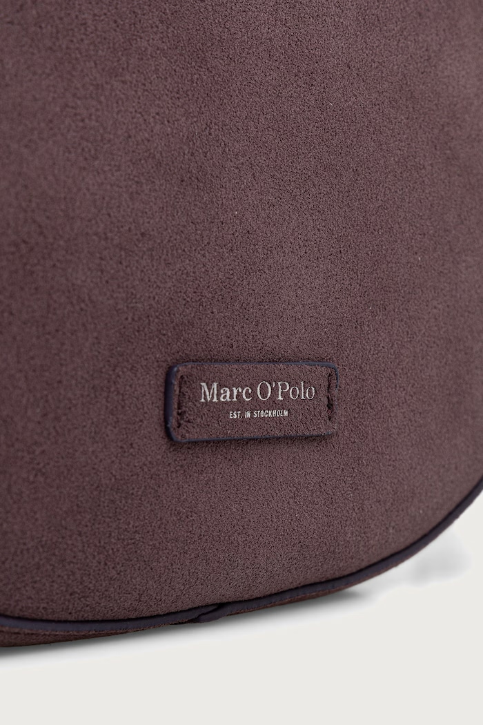 Torebka crossbody damska zamszowa Marc O'Polo 5000016385 bordowy