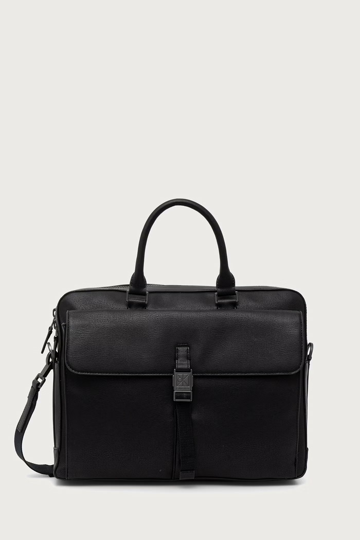 Calvin Klein Torba na laptopa męska czarny LV04D3504G