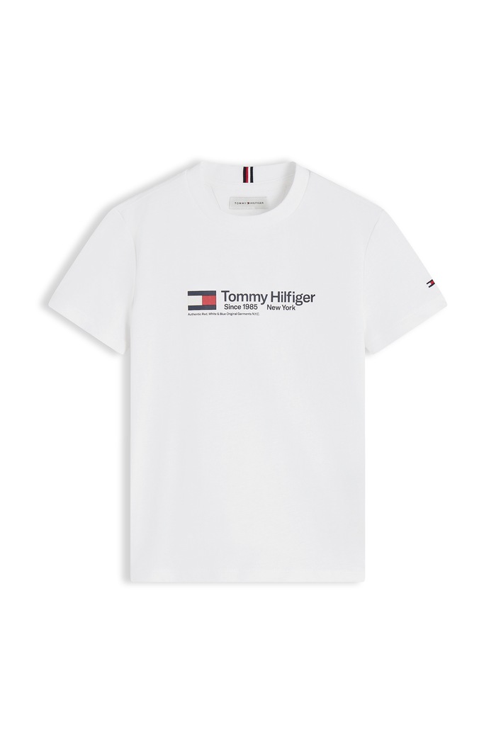 Tommy Hilfiger T-shirt gyerek pamut KB0KB10813.104.122.PPY1 fehér SS27