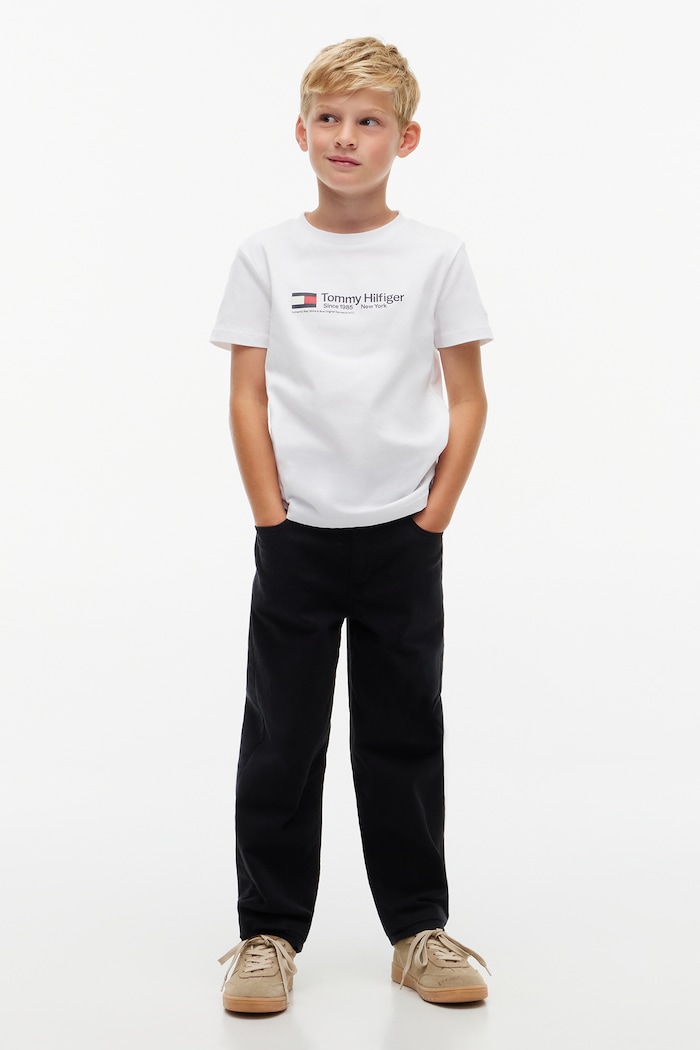 T-shirt gyerek pamut Tommy Hilfiger KB0KB10813.104.122.PPY1 fehér