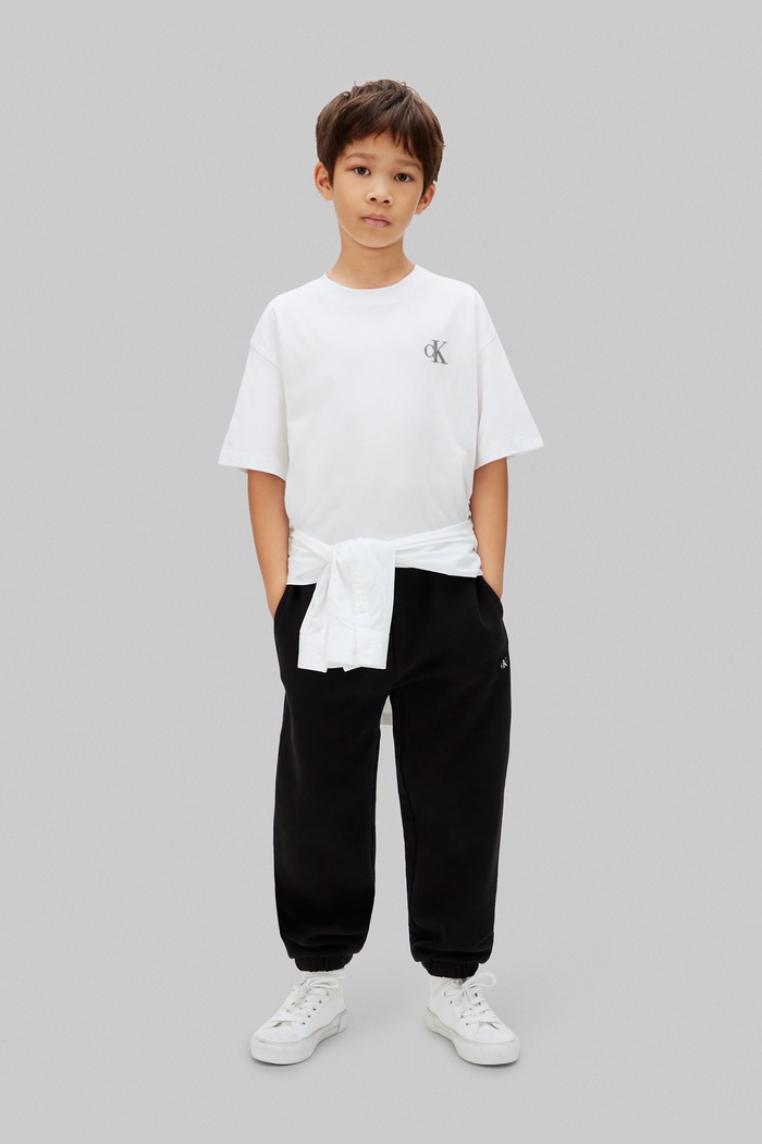 T-shirt dziecięcy bawełniany Calvin Klein Jeans IB0IB02875.128.170.PPY1 biały