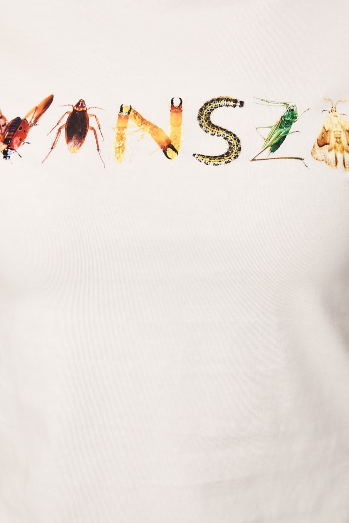 T-shirt damski bawełniany z elastanem VanSZA Vans beżowy VN0013V4WHT1