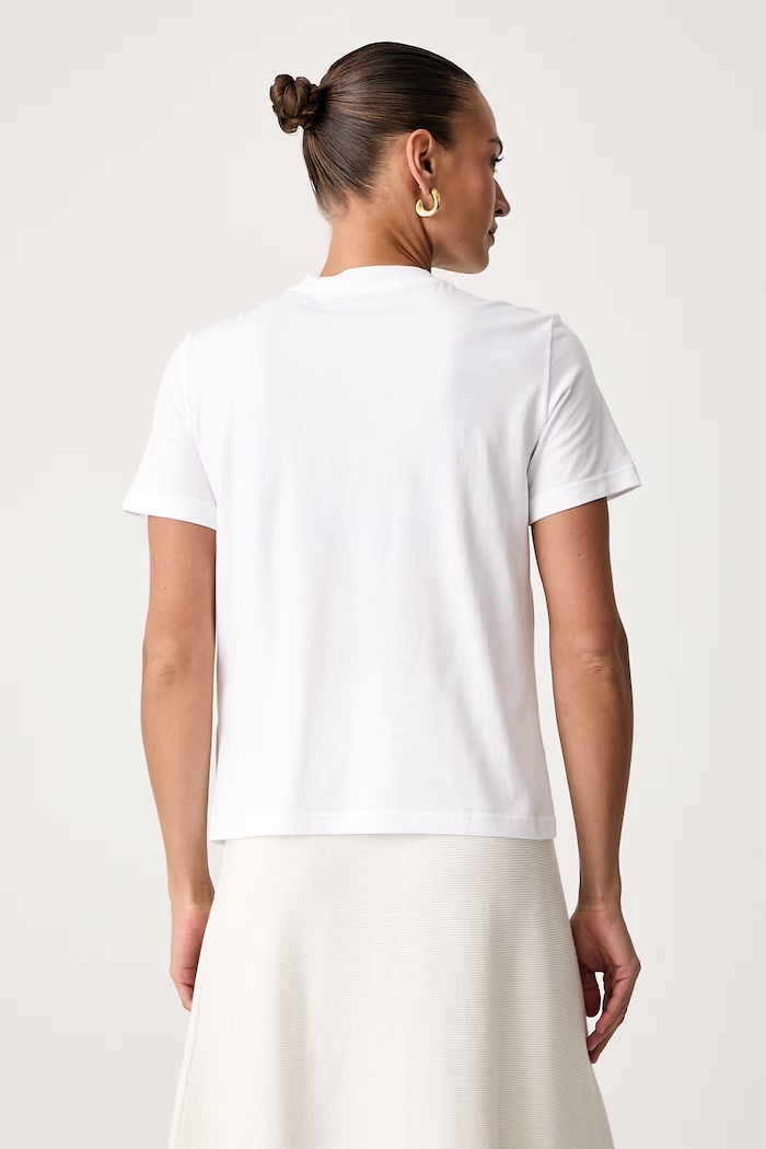 Odzież Calvin Klein T-shirt damski bawełniany LV044J800G biały