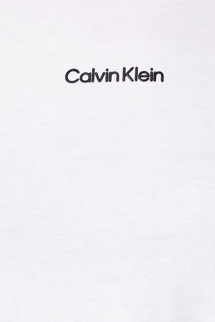 T-shirt damski bawełniany Calvin Klein biały LV044J802G