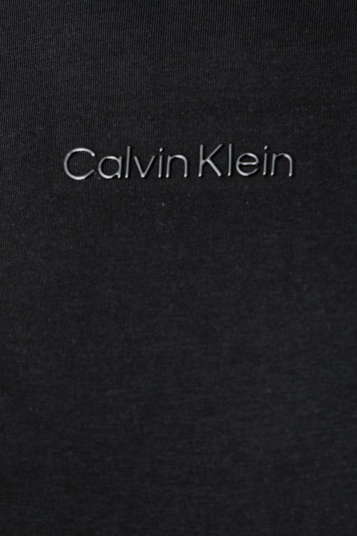 T-shirt damski bawełniany Calvin Klein czarny LV044J802G