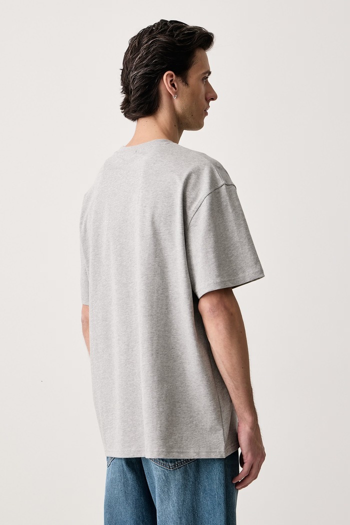 Odzież Les Deux T-shirt męski bawełniany Les Deux x Detroit Lions 1003223 szary