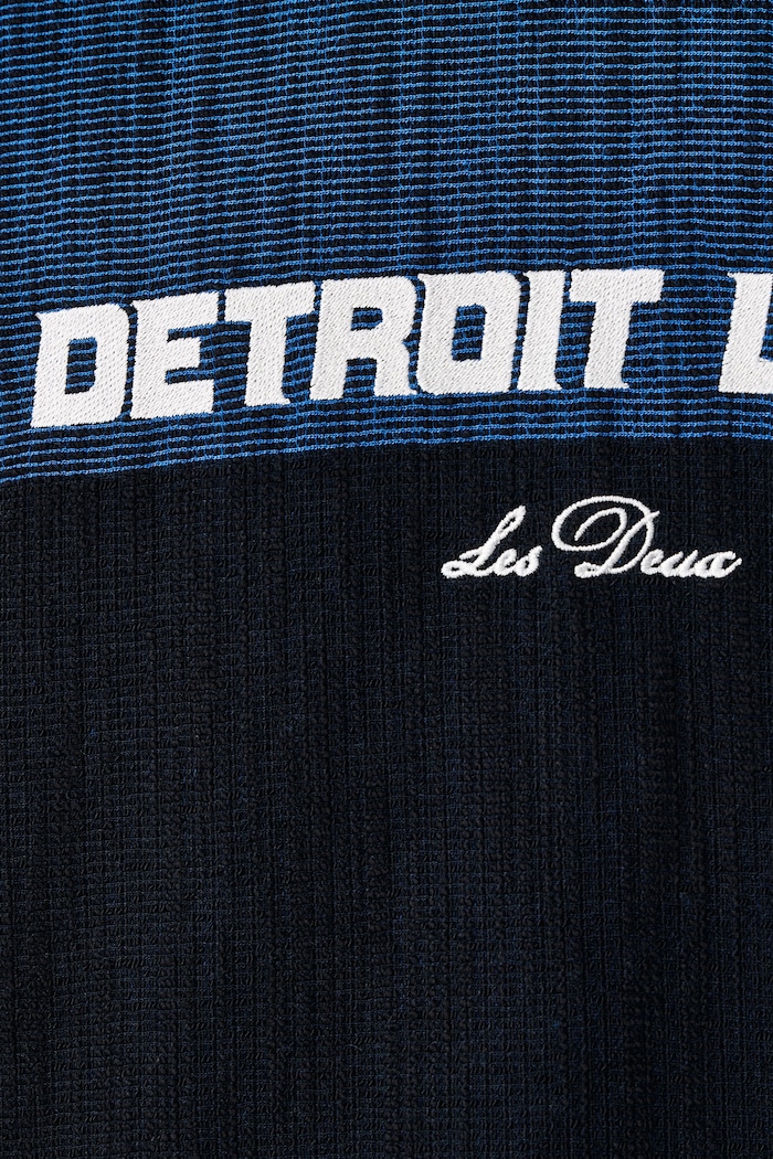 T-shirt męski Les Deux x Detroit Lions Les Deux niebieski 1003230