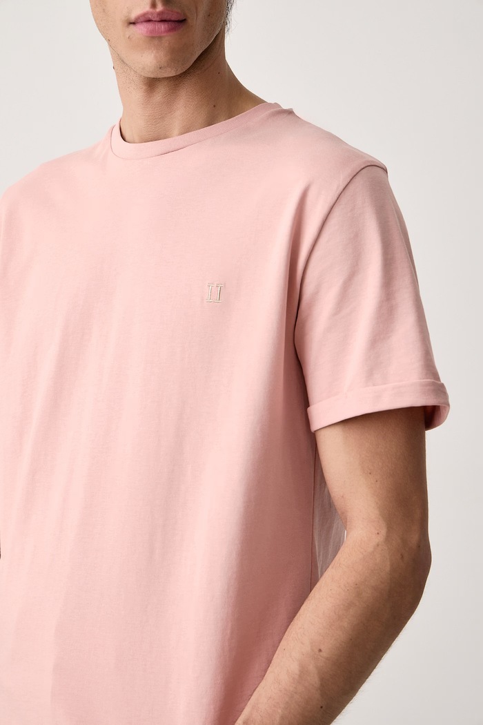 T-shirt męski bawełniany Les Deux 1002707 różowy