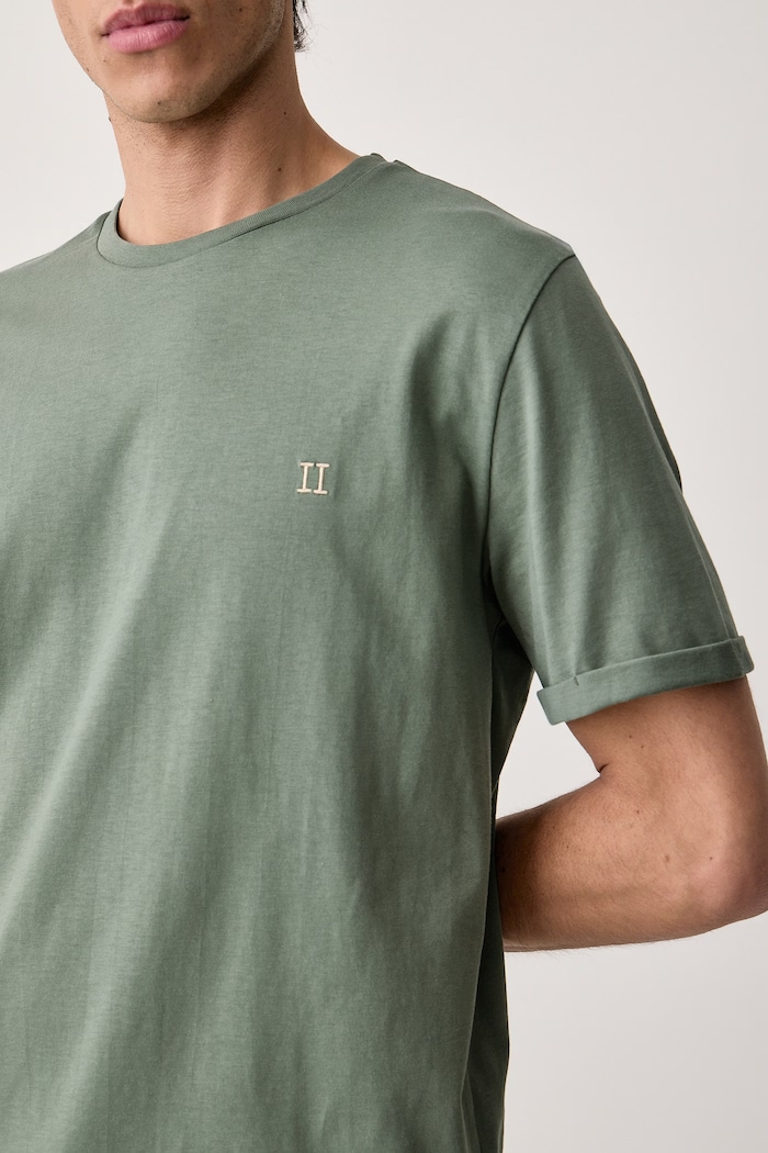 T-shirt męski bawełniany Les Deux 1002707 zielony