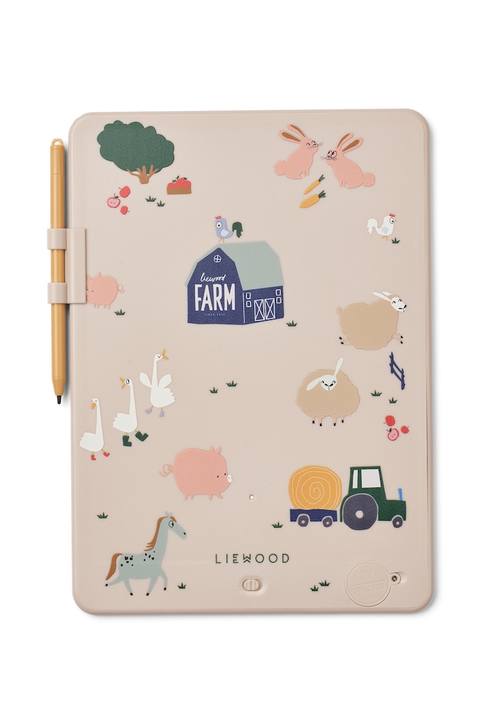 Liewood Tablica do rysowania dziecięca Zora Magic Drawing Board 10 Inches LW20820.PPY1 beżowy SS27