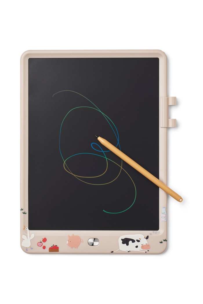 Chłopiec Liewood Tablica do rysowania dziecięca Zora Magic Drawing Board 10 Inches LW20820.PPY1 beżowy