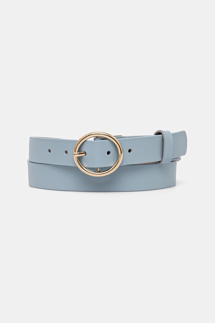 Answear Lab curea de piele albastru LD1949.FKK