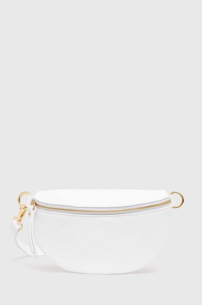 Answear.LAB Answear Lab borseta de piele alb 565.HWK