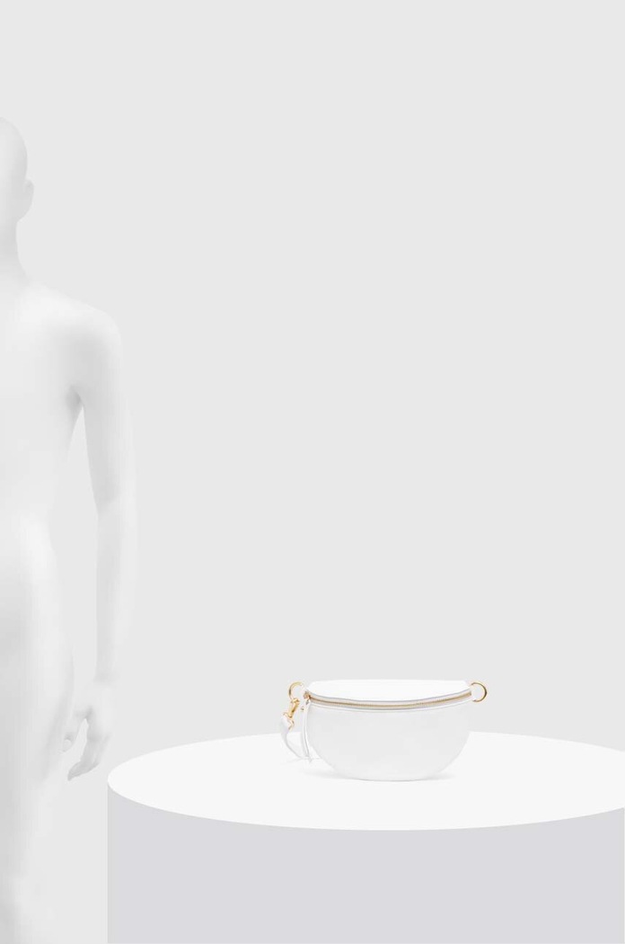 Answear Lab borseta de piele Answear.LAB alb 565.HWK