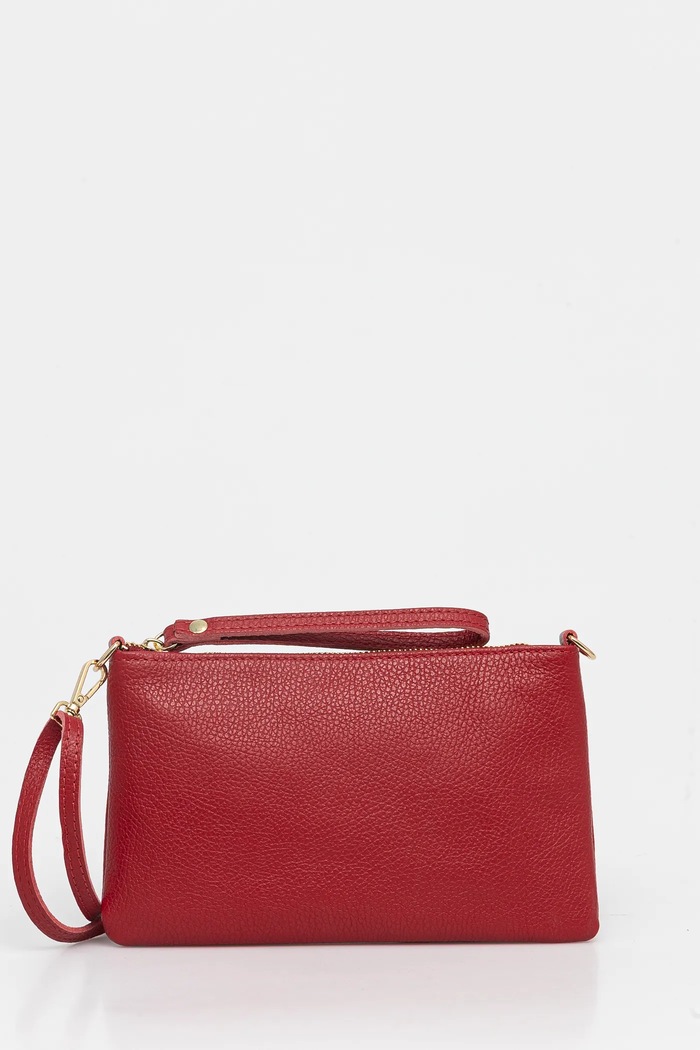 Answear Lab poseta de piele rosu 679.HKK