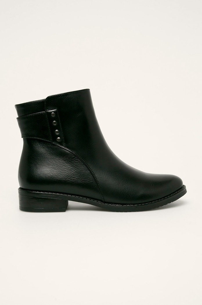 Answear - Botine usor izolat negru WA19.OBD02Y
